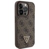 Etui GUESS Leather 4G Triangle Strass do Apple iPhone 15 Pro Brązowy Kompatybilność Apple iPhone 15 Pro