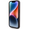 Etui GUESS Leather 4G Triangle Strass do Apple iPhone 15 Pro Brązowy Dominujący kolor Brązowy