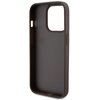 Etui GUESS Leather 4G Triangle Strass do Apple iPhone 15 Pro Brązowy Gwarancja 12 miesięcy