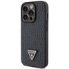 Etui GUESS Croco Triangle Metal Logo do Apple iPhone 15 Pro Czarny Seria telefonu iPhone