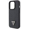 Etui GUESS Croco Triangle Metal Logo do Apple iPhone 15 Pro Czarny Typ Etui nakładka