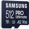 Karta pamięci SAMSUNG Pro Ultimate microSDXC 512GB + Adapter Klasa prędkości A2