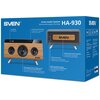 Głośnik mobilny SVEN HA-930 Radio FM Brązowy Moc [W] 30