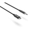 Kabel USB-C - Jack 3.5mm XLINE 1.5m Czarny