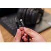 Kabel USB-C - Jack 3.5mm XLINE 1.5m Czarny Wyświetlacz LCD Nie