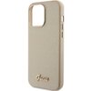 Etui GUESS Glitter Glossy Script do Apple iPhone 15 Pro Złoty Typ Etui nakładka