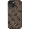 Etui GUESS 4G Triangle Strass do Apple iPhone 15 Brązowy Model telefonu iPhone 15