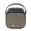 Głośnik mobilny GUESS Speaker Mini 4G Leather Script Logo Czarny