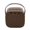 Głośnik mobilny GUESS Speaker Mini 4G Leather Script Logo Brązowy Odporność na zachlapanie Nie