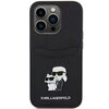 Etui KARL LAGERFELD Saffiano Cardslot do Apple iPhone 15 Pro Czarny Model telefonu iPhone 15 Pro
