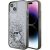 Etui KARL LAGERFELD Liquid Glitter do Apple iPhone 14 Plus/15 Plus Przezroczysty