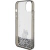 Etui KARL LAGERFELD Liquid Glitter do Apple iPhone 14 Plus/15 Plus Przezroczysty Dominujący kolor Przezroczysty