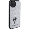 Etui KARL LAGERFELD Fixed Glitter do Apple iPhone 15 Srebrny Kompatybilność Apple iPhone 15