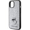 Etui KARL LAGERFELD Fixed Glitter do Apple iPhone 15 Srebrny Typ Etui nakładka