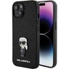 Etui KARL LAGERFELD Fixed Glitter do Apple iPhone 15 Czarny