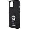 Etui KARL LAGERFELD Fixed Glitter do Apple iPhone 15 Czarny Typ Etui nakładka