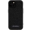 Etui KARL LAGERFELD Rhinestone Logo Metal do Apple iPhone 15 Czarny Model telefonu iPhone 15