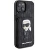 Etui KARL LAGERFELD Saffiano Cardslots do Apple iPhone 15 Czarny Kompatybilność Apple iPhone 15