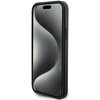 Etui KARL LAGERFELD Saffiano Cardslots Metal Pin do Apple iPhone 15 Czarny Dominujący kolor Czarny
