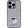 Etui KARL LAGERFELD Fixed Glitter do Apple iPhone 15 Pro Max Srebrny Model telefonu iPhone 15 Pro Max