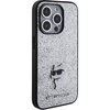 Etui KARL LAGERFELD Fixed Glitter do Apple iPhone 15 Pro Max Srebrny Kompatybilność Apple iPhone 15 Pro Max