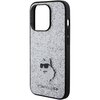 Etui KARL LAGERFELD Fixed Glitter do Apple iPhone 15 Pro Max Srebrny Typ Etui nakładka