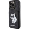 Etui KARL LAGERFELD Saffiano Cardslots do Apple iPhone 15 Pro Max Czarny Seria telefonu iPhone