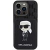 Etui KARL LAGERFELD Saffiano Cardslots do Apple iPhone 15 Pro Max Czarny Model telefonu iPhone 15 Pro Max