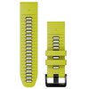 Pasek do Garmin 010-13281-03 QuickFit Limonkowo-grafitowy