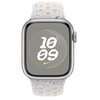 Pasek do Apple Watch Nike (38/40/41mm) S/M Czysta platyna Materiał Fluoroelastomer