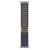 Pasek do Apple Watch (44/45/49mm) L Niebieski Materiał Elastan