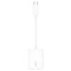 Adapter USB Typ-C - 2x USB Typ-C BELKIN F7U081BTWH Biały + Ładowarka Typ USB Typ-C - USB Typ-C