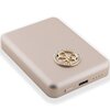 Powerbank indukcyjny GUESS 4G Strassed Metal Logo MagSafe 15W 5000 mAh Złoty Napięcie wyjściowe [V] 9