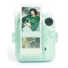 Pokrowiec LOVEINSTANT SB7955 do FujiFilm Instax Mini 12 Zielony Brokat + Naklejki Materiał wodoodporny Nie