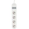 Listwa GEMBIRD TSL-PS-F4U-01-W Wi-Fi (1.5m) Prąd znamionowy [A] 16