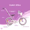 Rower dziecięcy SUN BABY Heart bike 16 cali dla dziewczynki Fioletowy Przeznaczenie Dla dziewczynki