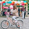 Rower dziecięcy SUN BABY Heart bike 16 cali dla dziewczynki Fioletowy Kolekcja 2024