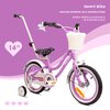 Rower dziecięcy SUN BABY Heart bike 14 cali dla dziewczynki Fioletowy Waga [kg] 11.8