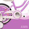 Rower dziecięcy SUN BABY Heart bike 14 cali dla dziewczynki Fioletowy Kolory dostępne w ofercie producenta Fioletowy