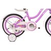 Rower dziecięcy SUN BABY Heart bike 14 cali dla dziewczynki Fioletowy Wiek 4 lata