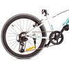 Rower dziecięcy SUN BABY Tiger Bike 20 cali dla chłopca Biało-zielony Rozmiar koła [cal] 20