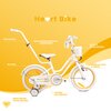 Rower dziecięcy SUN BABY Heart Bike 16 cali dla dziewczynki Biało-złoty Przeznaczony Dla dziewczynki