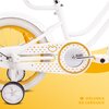Rower dziecięcy SUN BABY Heart bike 16 cali dla dziewczynki Biało-złoty Kolory dostępne w ofercie producenta Biało-morelowy
