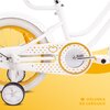 Rower dziecięcy SUN BABY Heart Bike 16 cali dla dziewczynki Biało-złoty Kolory dostępne w ofercie producenta Biało-morelowy