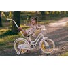 Rower dziecięcy SUN BABY Heart Bike 16 cali dla dziewczynki Biało-złoty Wyposażenie Dzwonek