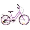 Rower dziecięcy SUN BABY Heart bike 20 cali dla dziewczynki Fioletowy Rozmiar ramy [cal] 11.5