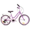 Rower dziecięcy SUN BABY Heart Bike 20 cali dla dziewczynki Fioletowy Rozmiar ramy [cal] 11.5