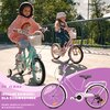 Rower dziecięcy SUN BABY Heart bike 20 cali dla dziewczynki Fioletowy Wyposażenie Dzwonek
