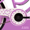 Rower dziecięcy SUN BABY Heart Bike 20 cali dla dziewczynki Fioletowy Kolekcja 2024