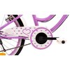 Rower dziecięcy SUN BABY Heart bike 20 cali dla dziewczynki Fioletowy Wiek 8 lat
